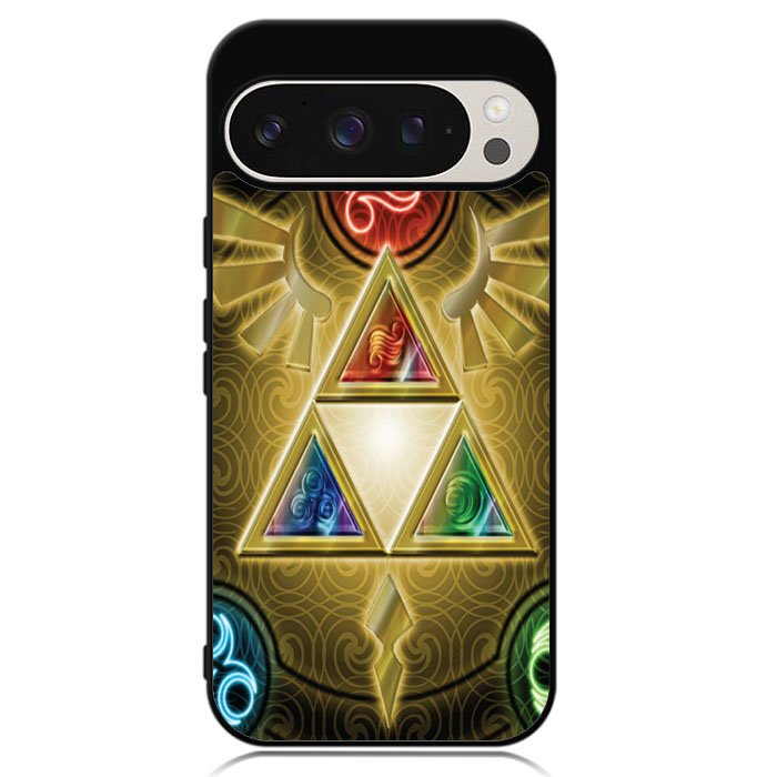 Zelda Triforce Element Case Google Pixel 9 | Google Pixel 9 Pro Case DC2001