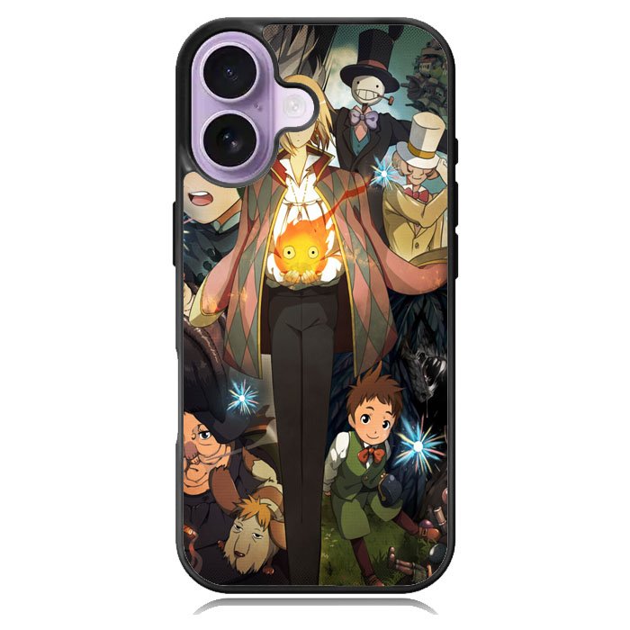 Studio Ghibli Howls Moving Castle iPhone 16 Plus Case DC1788