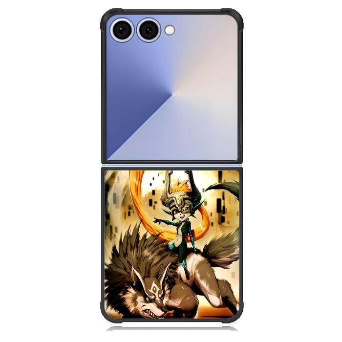 Zelda And Wolf Twilight Princess Samsung Galaxy Z Flip 7 Case DC1999