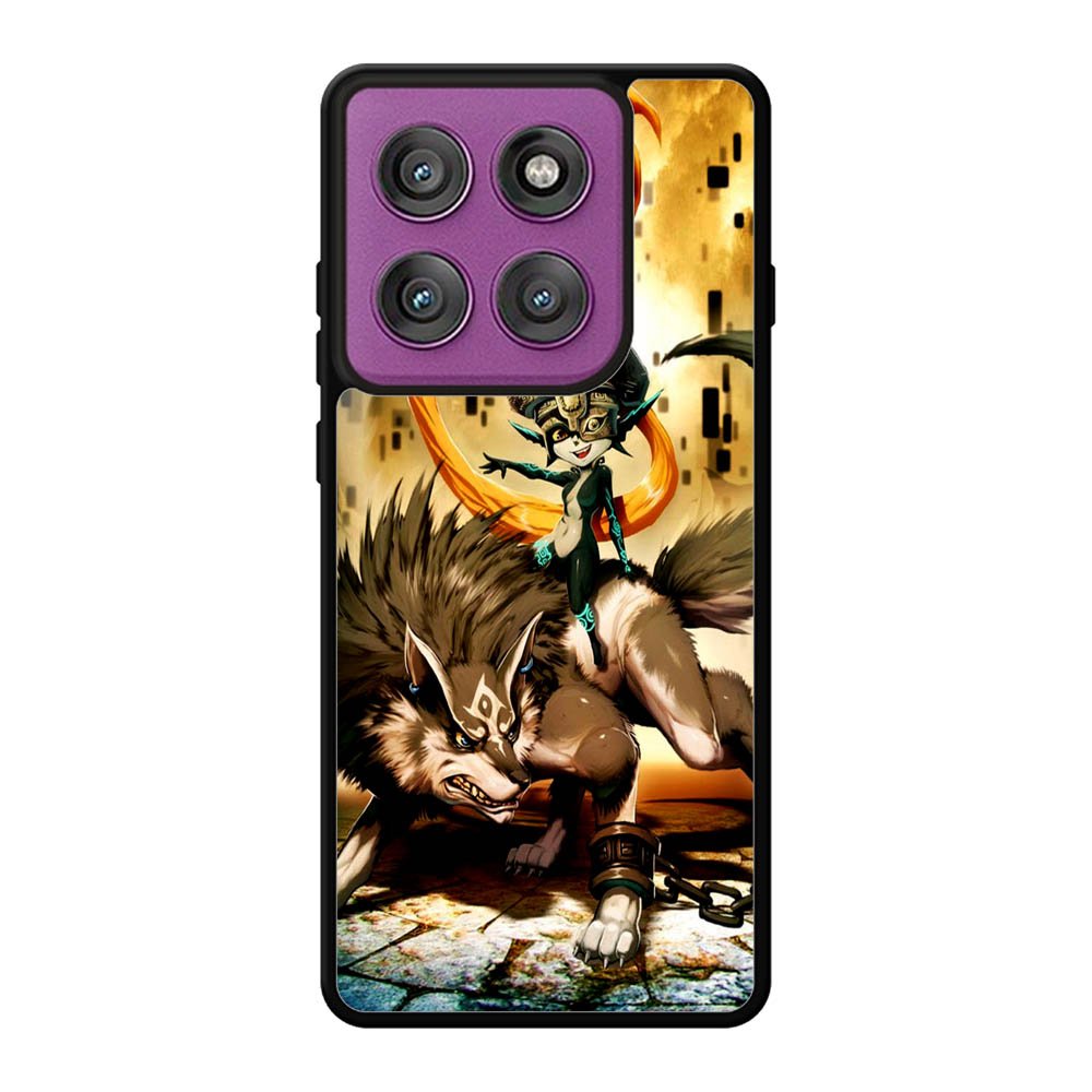 Zelda and wolf twilight princess Motorola Moto Edge 60 Pro Case
