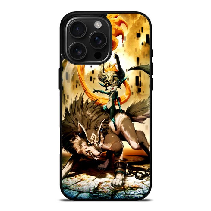 Zelda And Wolf Twilight Princess iPhone 16 Pro Max Case DC1999