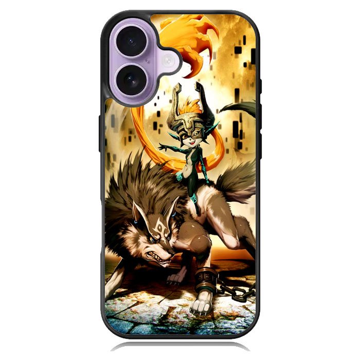 Zelda And Wolf Twilight Princess iPhone 16 Case DC1999