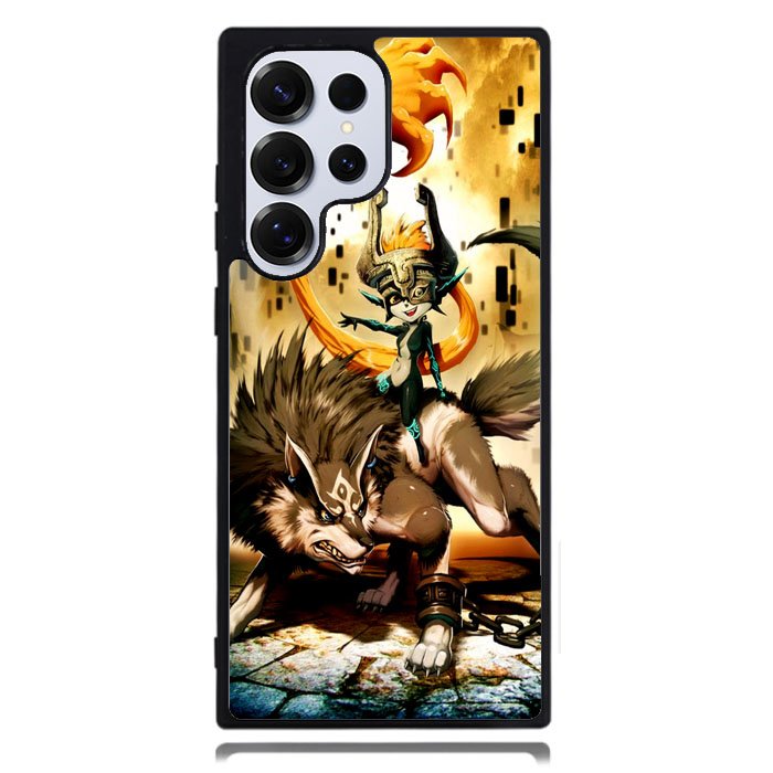 Zelda And Wolf Twilight Princess Samsung Galaxy S25 Ultra Case DC1999