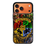 Harry Potter Hogwarts Logo wood iPhone 18 Pro Case