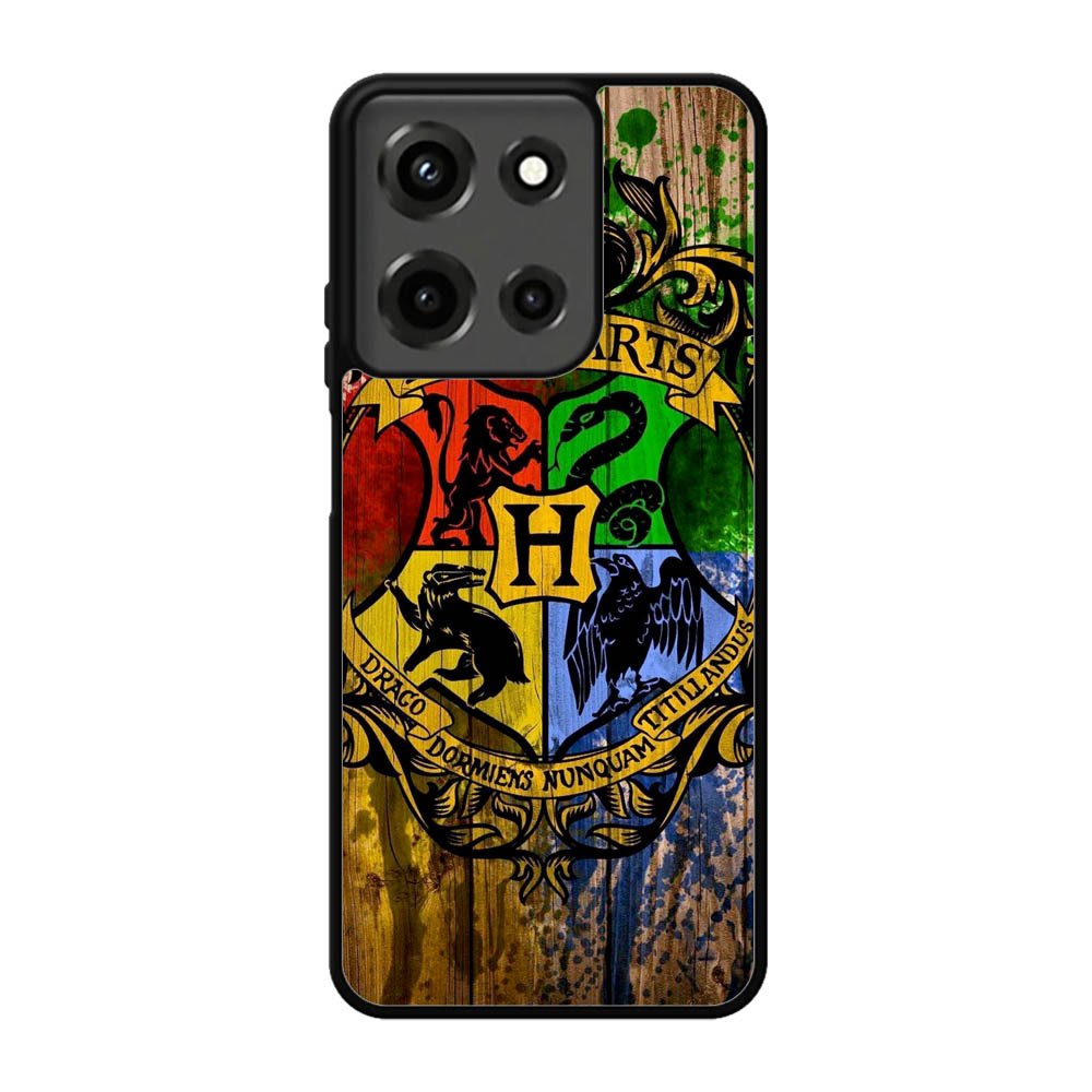 Harry Potter Hogwarts Logo wood Motorola Moto G 5G 2025 Case DC5744