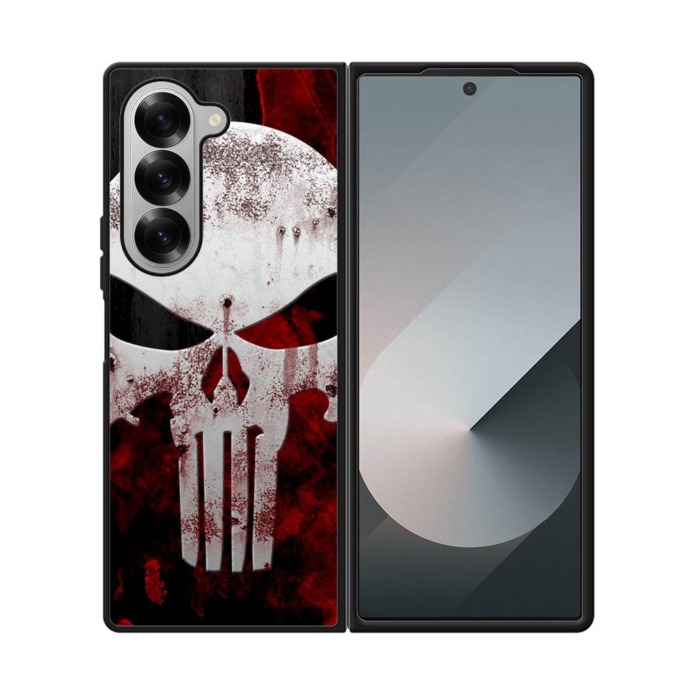 Marvel Superhero PUNISHER logo Samsung Galaxy Z Fold 7 5G Case