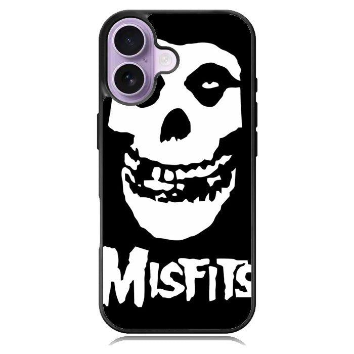 Horror Punk Rock Band Misfits Skull iPhone 16 Case DC0852