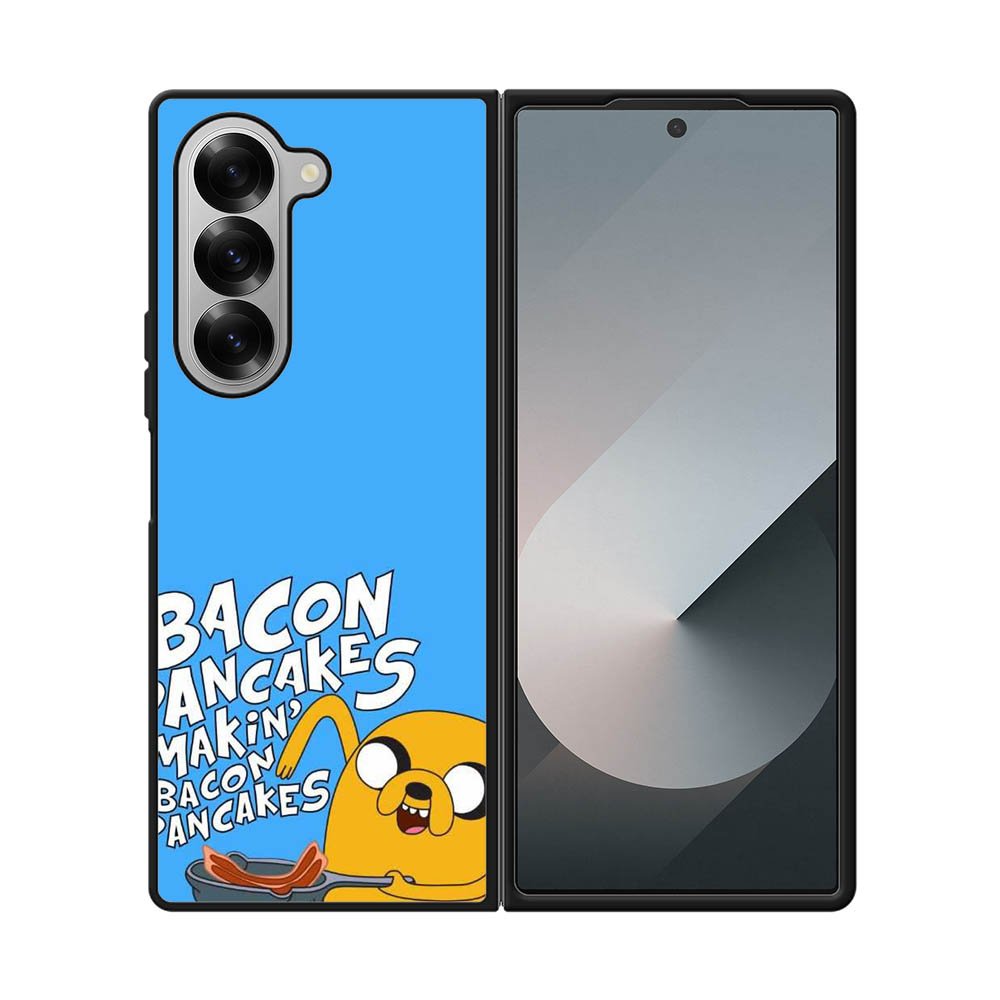 Adventure Time Bacon Pancakes Samsung Galaxy Z Fold 7 5G Case