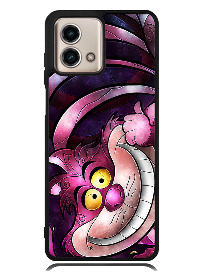 Disney Cheshire Cat Stained Glass Motorola Moto G Stylus 5G 2023 Case