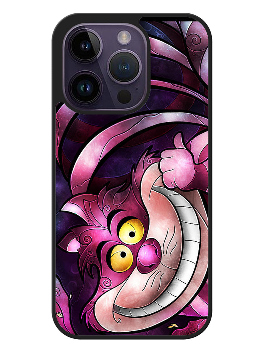 DISNEY CHESHIRE CAT STAINED GLASS Google iPhone 14 Pro Case BLN0561