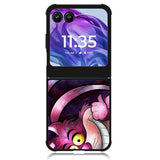 Disney Cheshire Cat Stained Glass Motorola Moto Razr Plus 2024 , Moto Razr+ 2024 Case