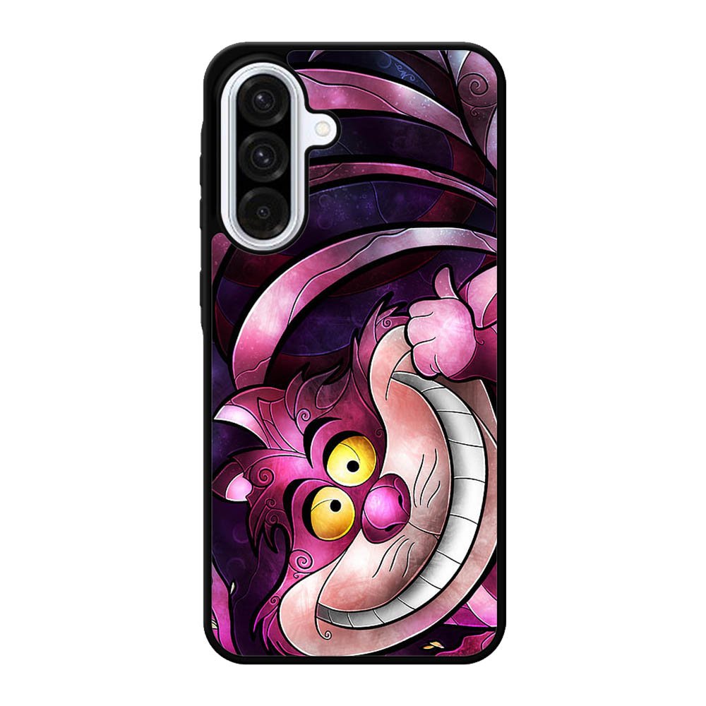 Disney Cheshire Cat Stained Glass Samsung Galaxy A56 Case DC6358