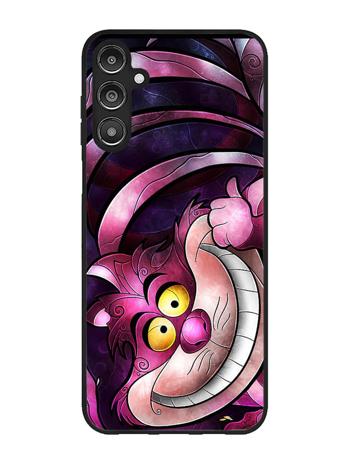 Disney Cheshire Cat Stained Glass Samsung Galaxy A14 5G Case