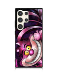 Disney Cheshire Cat Stained Glass Samsung Galaxy S25 Ultra 5G Case