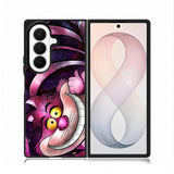 Disney Cheshire Cat Stained Glass Samsung Galaxy Z Fold 8 Ultra Case