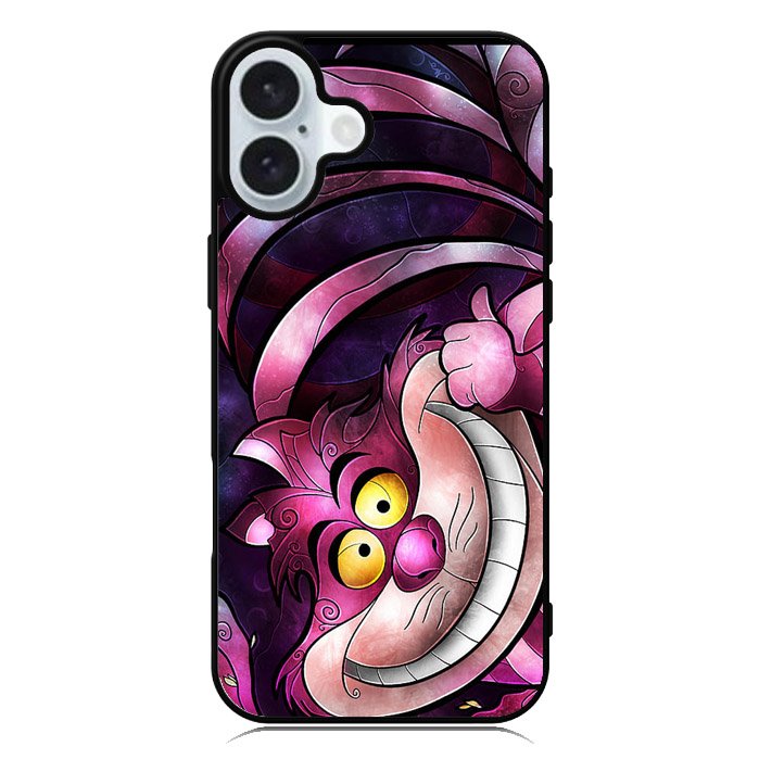 Disney Cheshire Cat Stained Glass iPhone 16 Case