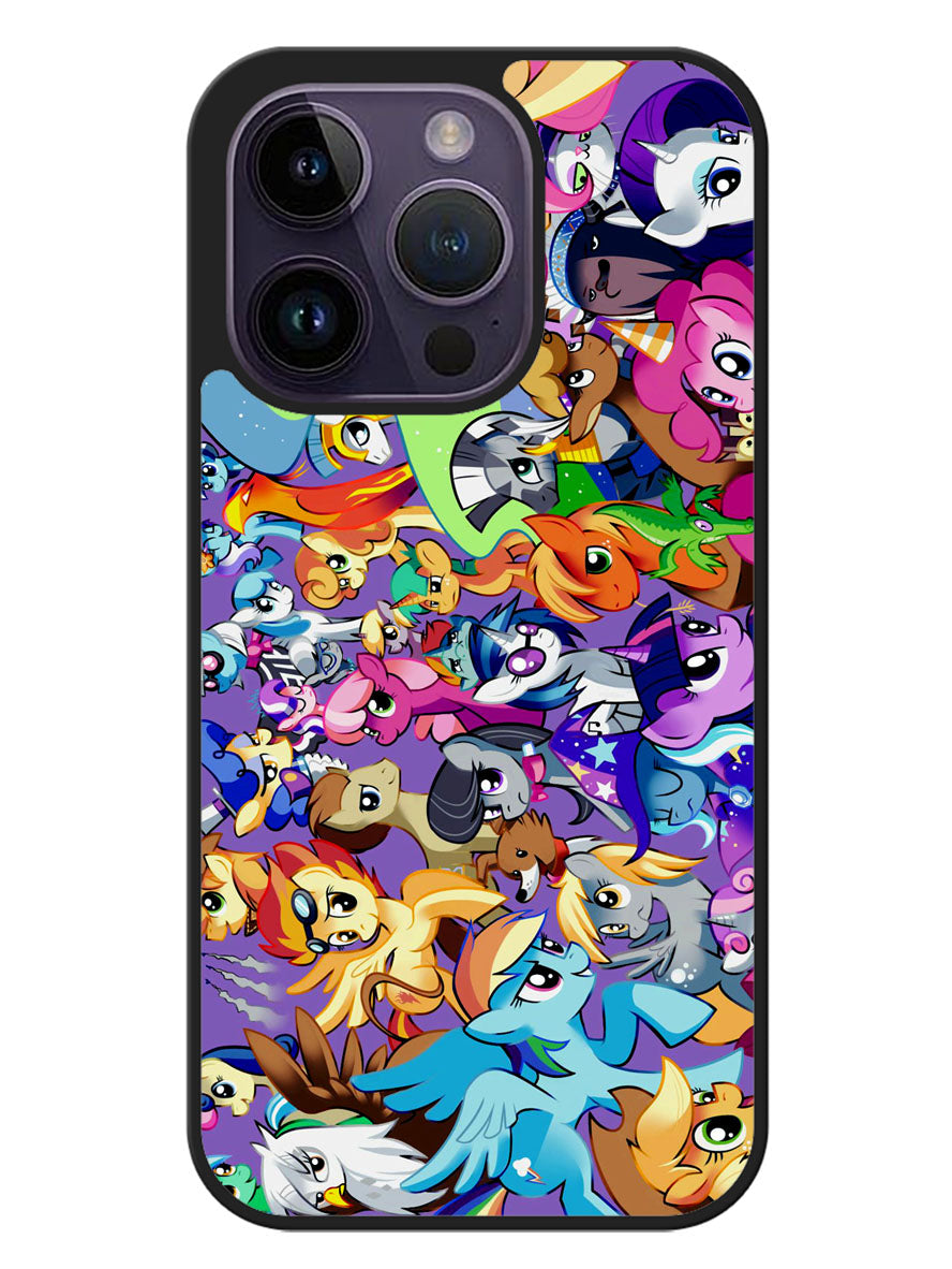 My Little Pony Collage iPhone 14 Pro Case BLN0564