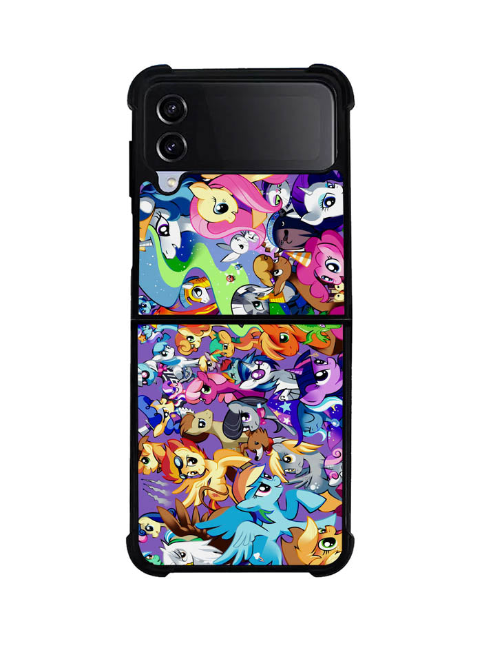 My Little Pony Collage Samsung Galaxy Z Flip 4 5G 2022 Case