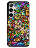 All Disney Heroes Stained Glass Samsung Galaxy S25 5G Case