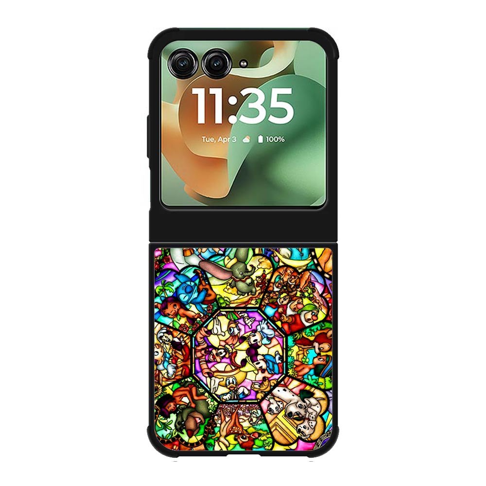All Disney Heroes Stained Glass Motorola Moto RAZR 2025 Case