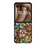 All Disney Heroes Stained Glass Motorola Moto RAZR Plus 2025 Case