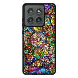 All Disney Heroes Stained Glass Motorola Moto Edge 2025 Case