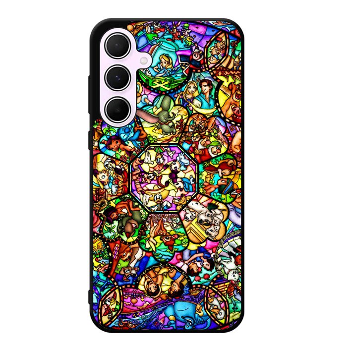 All Disney Heroes Stained Glass Samsung Galaxy A55 5G Case DC0056
