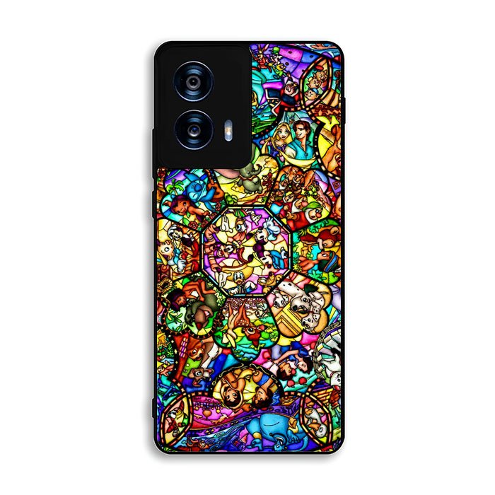 All Disney Heroes Stained Glass Motorola Moto G Power 5G 2024 Case DC3024