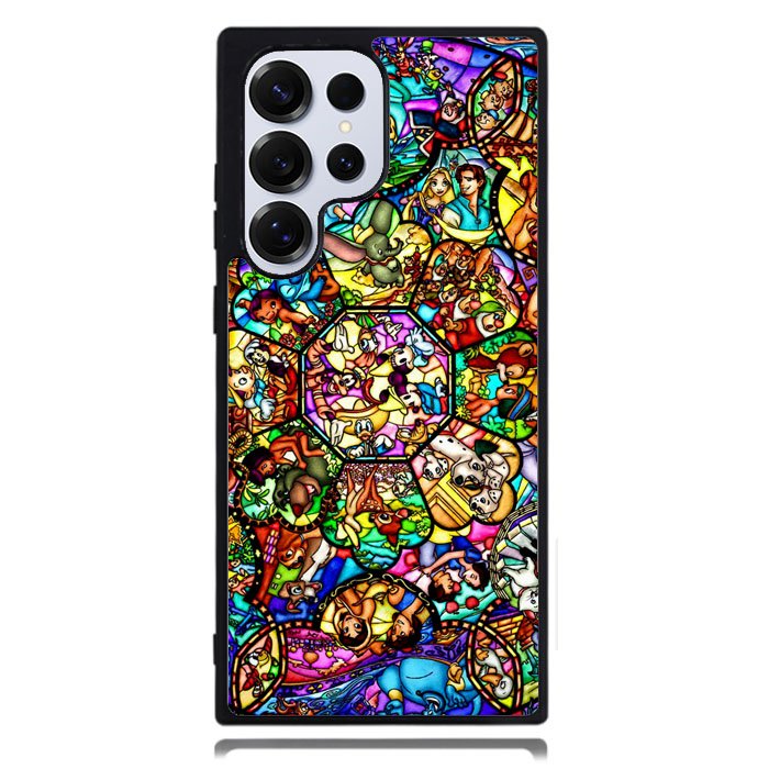 All Disney Heroes Stained Glass Samsung Galaxy S24 Ultra Case DC0056