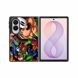 goofy disney collage Samsung Galaxy Z Fold 8 Case