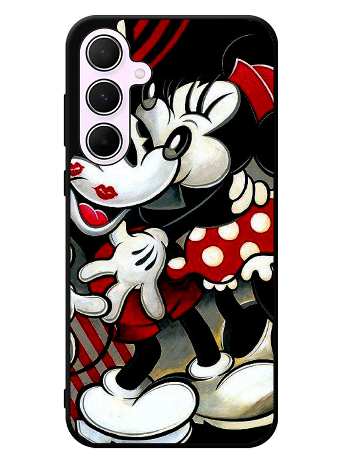 Hugs and Kisses Mickey Minnie mouse Samsung Galaxy A35 5G Case