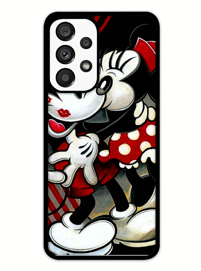 Hugs and Kisses Mickey Minnie mouse Samsung Galaxy A53 5G Case
