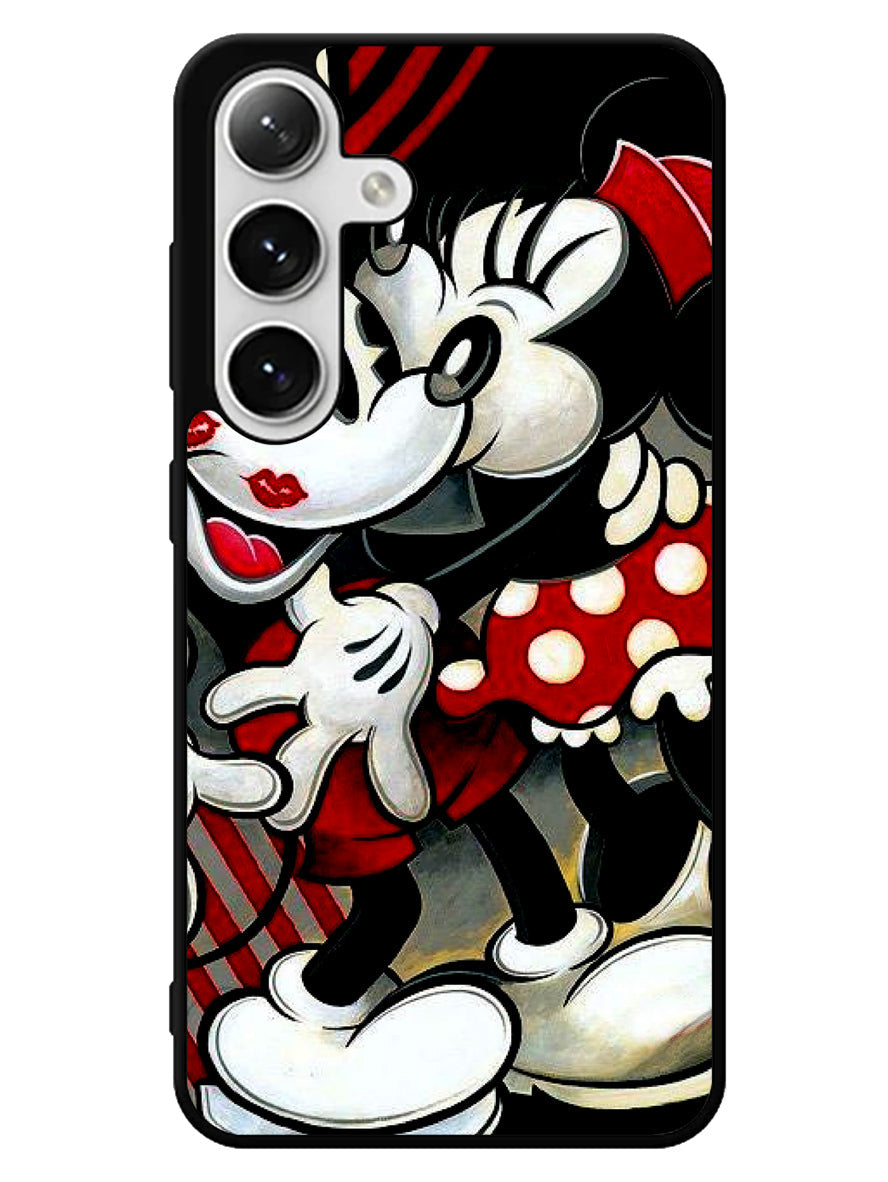 Hugs and Kisses Mickey Minnie mouse Samsung Galaxy S24 5G Case