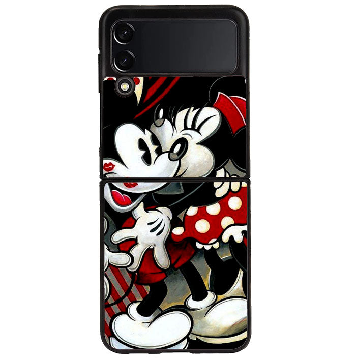 Hugs and Kisses Mickey Minnie mouse Samsung Galaxy Z Flip 4 5G 2022 Case