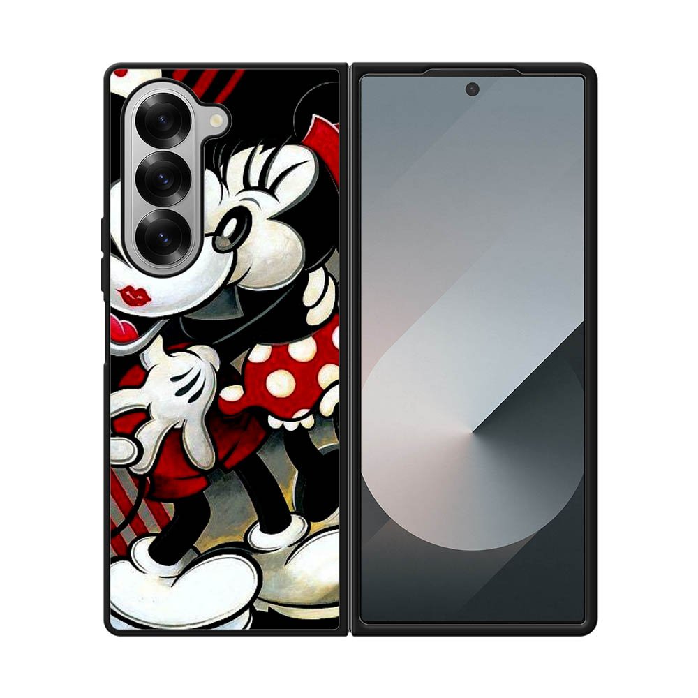Hugs and Kisses Mickey Minnie mouse Samsung Galaxy Z Fold 7 5G Case