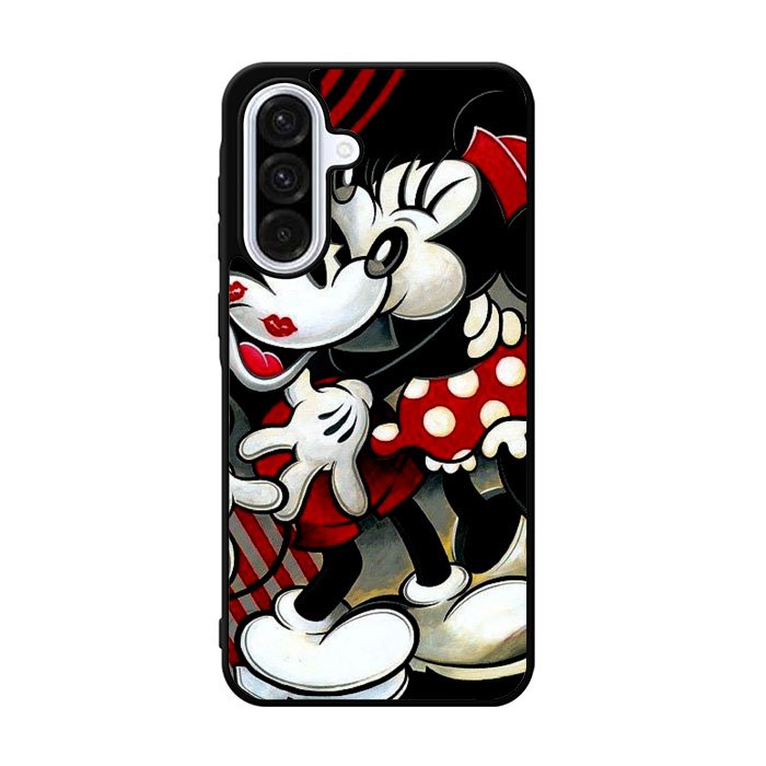 Hugs and Kisses Mickey Minnie mouse Samsung Galaxy A36 Case DC6847