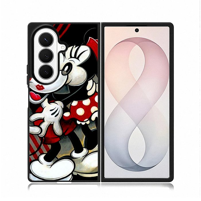 Hugs and Kisses Mickey Minnie mouse Samsung Galaxy Z Fold 8 Ultra Case