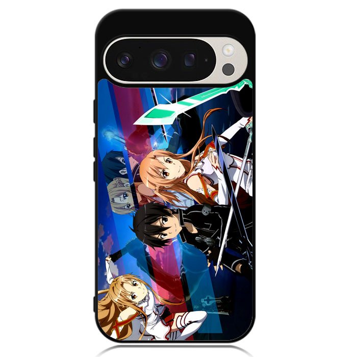 Sword Art Online Kirito And Asuna Case Google Pixel 9 | Google Pixel 9 Pro Case DC1813