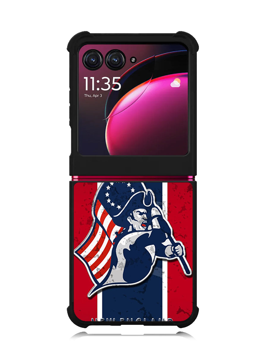 New England Patriots 1st Motorola Moto Razr Plus 2023 , Moto Razr+ 2023 Case