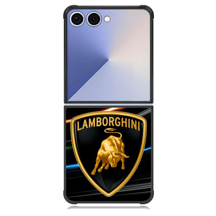 Lamborghini Logo Black Samsung Galaxy Z Flip 7 Case DC1008