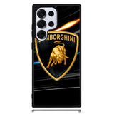 Lamborghini Logo Black Samsung Galaxy S24 Ultra Case DC1008