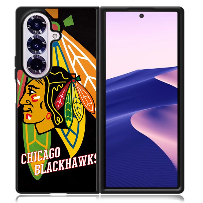 Chicago Blackhawks Samsung Galaxy Z Fold 7 Case DC0318