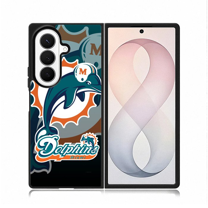 Miami Dolphins Nfl Samsung Galaxy Z Fold 8 Ultra Case DC1135