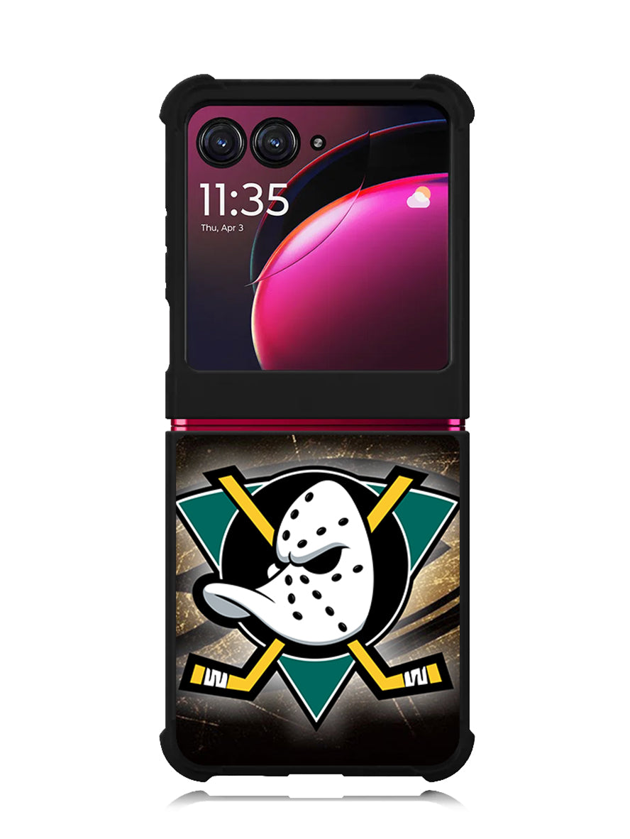 Anaheim Mighty Ducks NHL Motorola Moto Razr Plus 2023 , Moto Razr+ 2023 Case