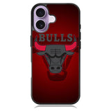 Chicago Bulls Logo iPhone 16 Case DC0323