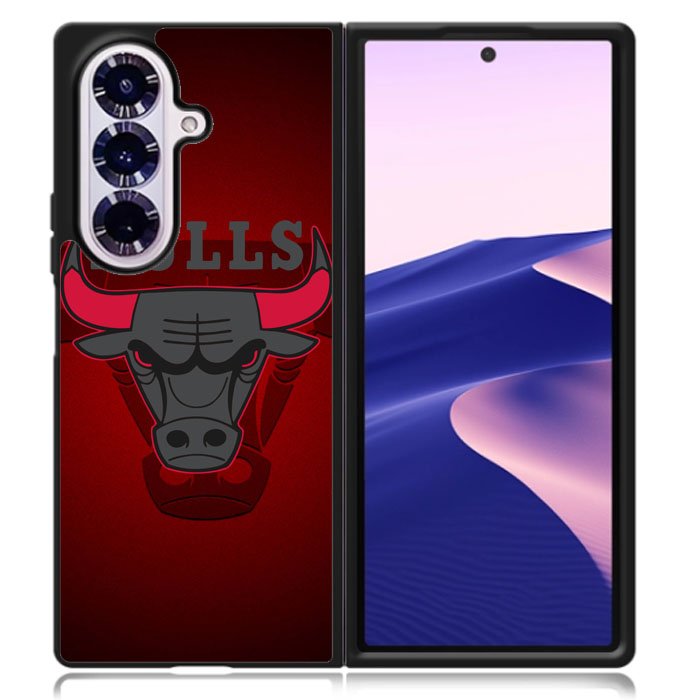 Chicago Bulls Logo Samsung Galaxy Z Fold 7 Case DC0323