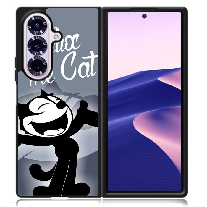 Felix Happy Cat Samsung Galaxy Z Fold 7 Case DC0626