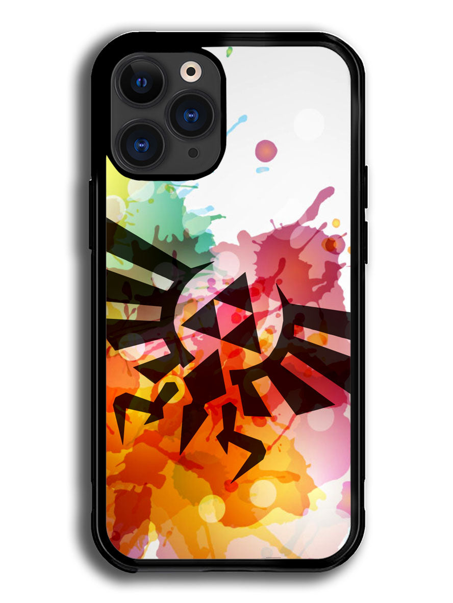 Legend of Zelda Symbol Paint iPhone 13 Pro Max Case BLN1711