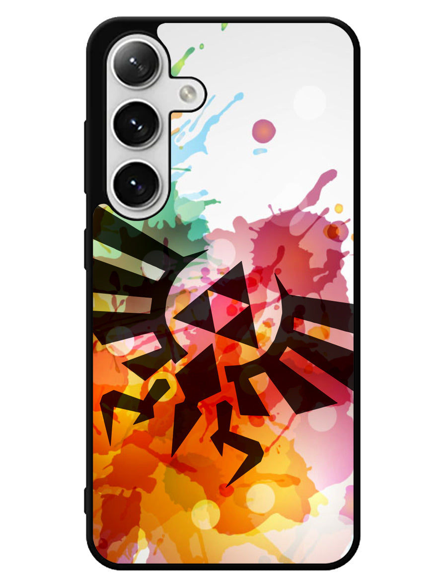Legend of Zelda Symbol Paint Samsung Galaxy S24 5G Case