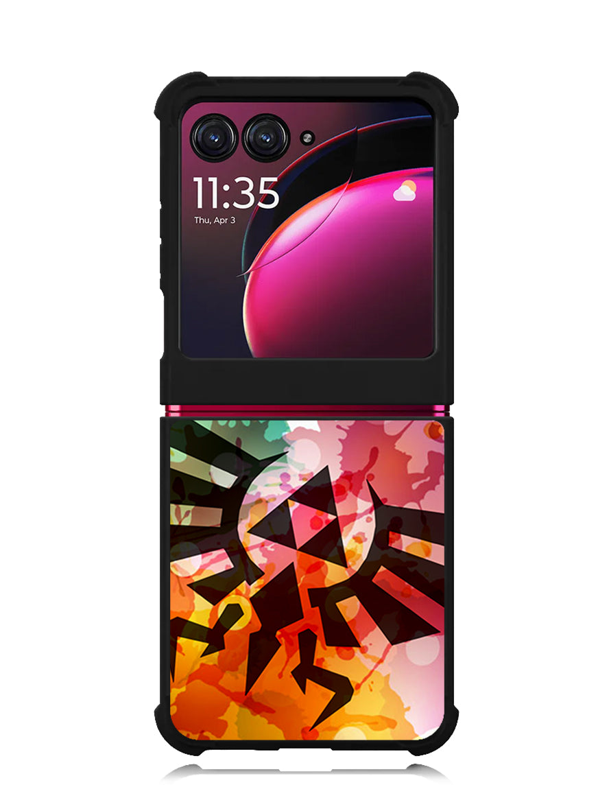 Legend of Zelda Symbol Paint Motorola Moto Razr Plus 2023 , Moto Razr+ 2023 Case